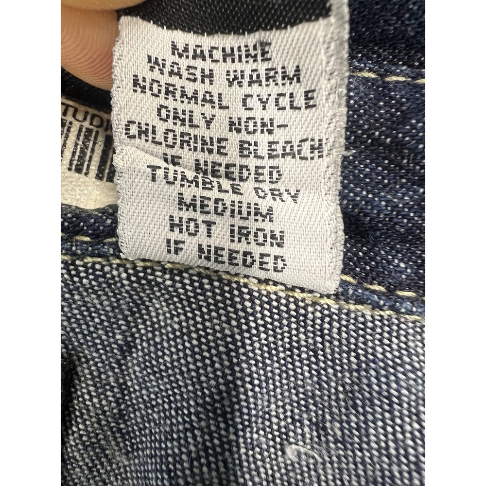 Levi's Shirt Mens L 1998 Universal Studios Wardrobe Denim Western Pearl Snap EUC - Picture 16 of 16